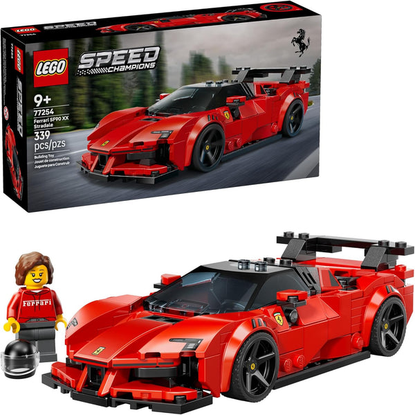 LEGO Ferrari SF90 XX Stradale Sports Car - Building Set W/Ferarri Driver Minifigure -  77245