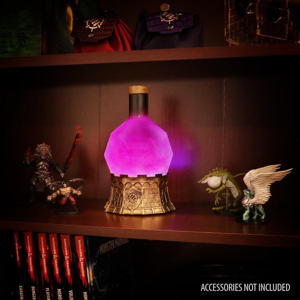 ENHANCE Gaming Sorcerer's Potion Light with Swirling Mystical Brew - Potion Bottle Mood Light Prop