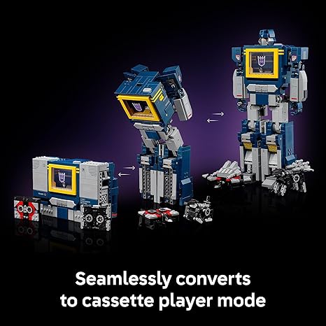 LEGO Icons Transformers: Soundwave - Building Set W/Sound Effects