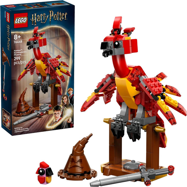 LEGO Harry Potter Fawkes: Dumbledore’s Phoenix Kids Toy - Building and Learning Toy for Pretend Play - Harry Potter Collectible - Ages 8+76448