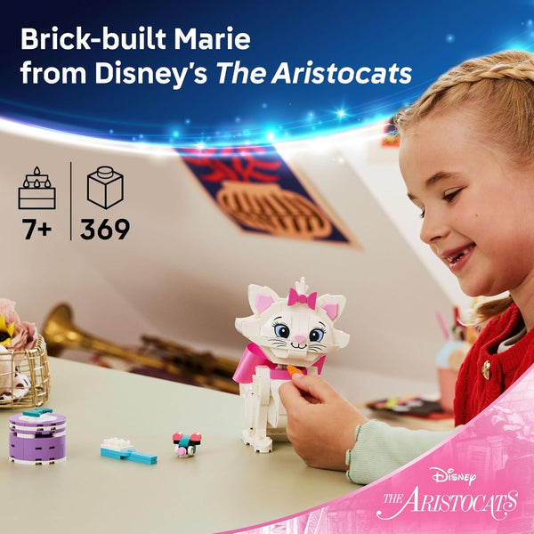 LEGO - Disney The Aristocats Adorable Marie Toy Building Set - Disney Gifts for Kids & Fans - 43286