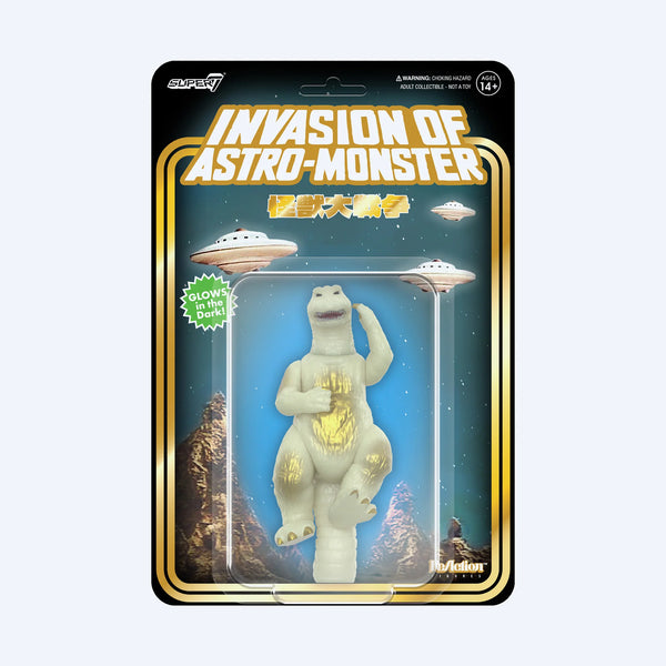 Godzilla Toho Invasion of Astro-Monster - Glow in the Dark Reaction Figure - Super 7