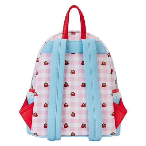 Loungefly Strawberry Shortcake Denim Pocket Mini-Backpack