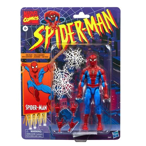 Marvel Legends Cel Shaded Spider-Man 6-Inch Retro Action Figure