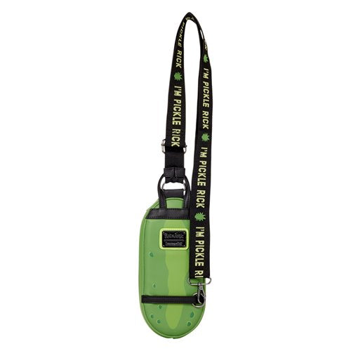 Loungefly Rick and Morty Pickle Rick Crossbody Sling Bag