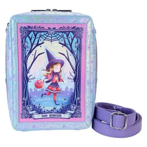 Loungefly Disney Hocus Pocus Tarot Card Dani and Binx Crossbody Bag