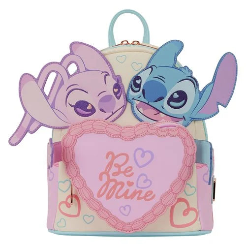 Loungefly Lilo & Stitch Be Mine Valentines Vintage Cake Mini Backpack