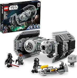 LEGO Star Wars TIE Bomber Building Set with Gonk Droid Figure, Darth Vader Minifigures - 75347