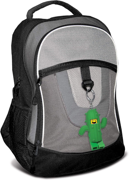 LEGO Minifigures Keychain Light - Cactus Boy (KE157H), Bag charm with LED light, Extra-Large 3 Inch Tall Figure