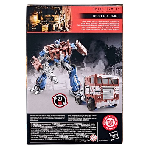 Transformers Age of Extinction Optimus Prime Evasion Mode Studio Series Action Figure