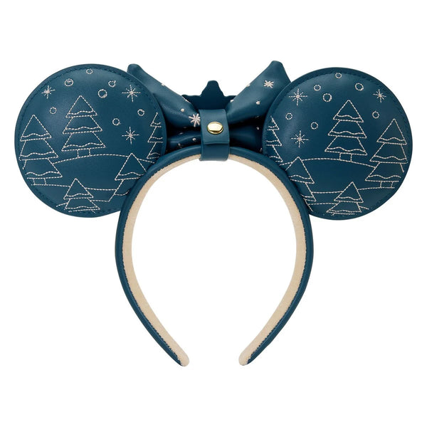 Loungefly Mickey and Minnie Holiday Ear Headband