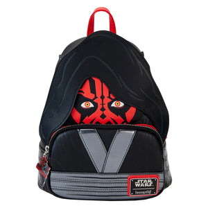 Loungefly Star Wars: Episode I - The Phantom Menace 25th Anniversary Darth Maul Detachable Hood Cosplay Mini-Backpack