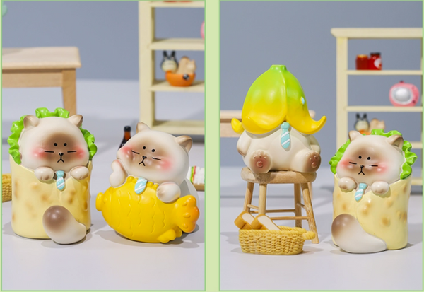 Working Cat Blind Box - Kitties at work and play - Receive 1 Random Figure