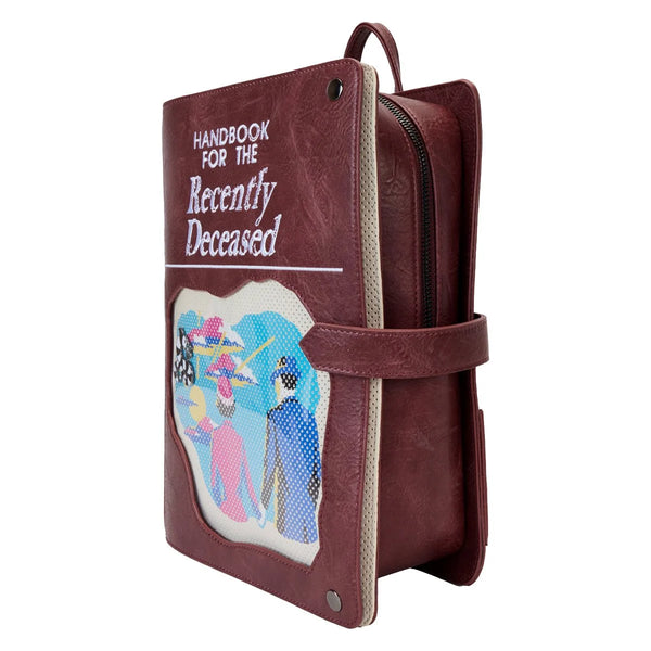 Loungefly Beetlejuice Handbook for the Recently Deceased Pin Trader Mini-Backpack