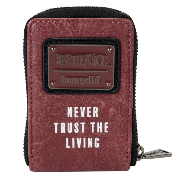 Loungefly Beetlejuice Handbook for the Recently Deceased Accordion Wallet