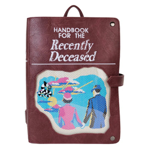 Loungefly Beetlejuice Handbook for the Recently Deceased Pin Trader Mini-Backpack