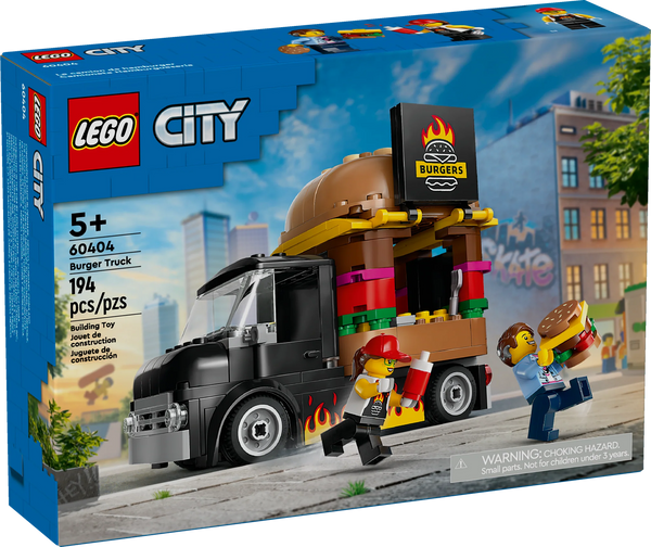 LEGO City Burger Truck Toy Building Set - 60404