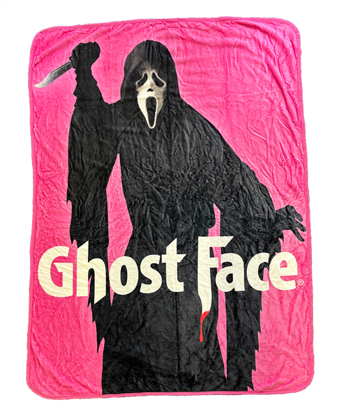 Ghost Face Fleece Throw Blanket (  Scream )