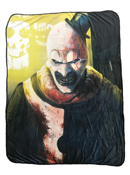 Damien Leone's - Terrifier Art the Clown Fleece Blanket