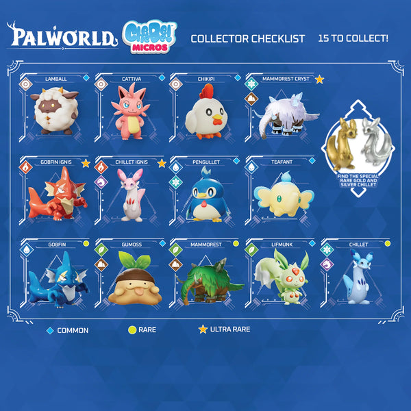 The Loyal Subjects PalWorld Cheebee Mirco Mystery Pal Egg Blind Box