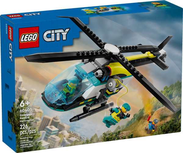 LEGO City Emergency Rescue Helicopter - 60405