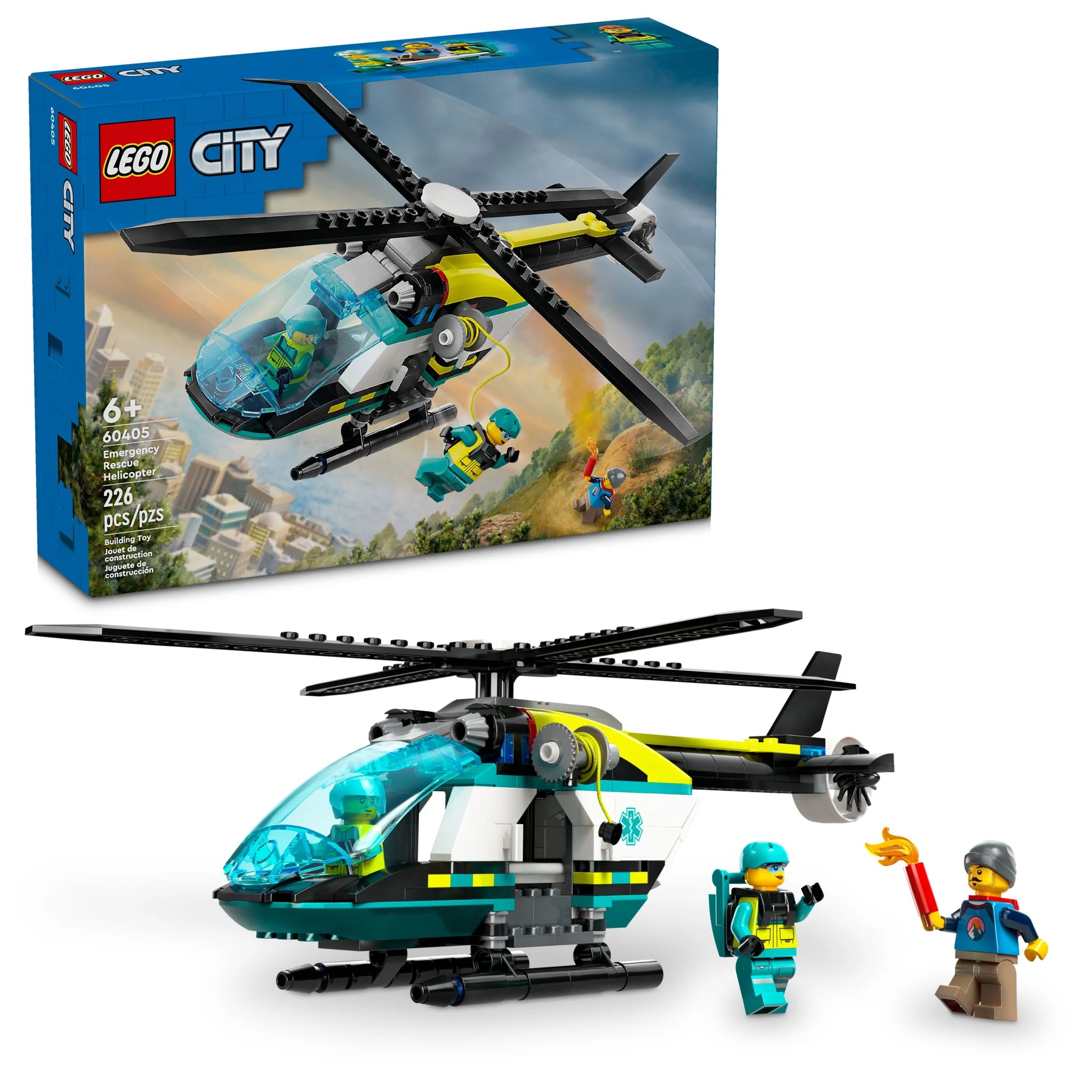 LEGO City Emergency Rescue Helicopter - 60405