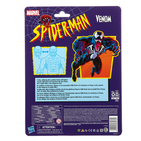 Marvel Legends Venom Retro 6 Inch Action Figure
