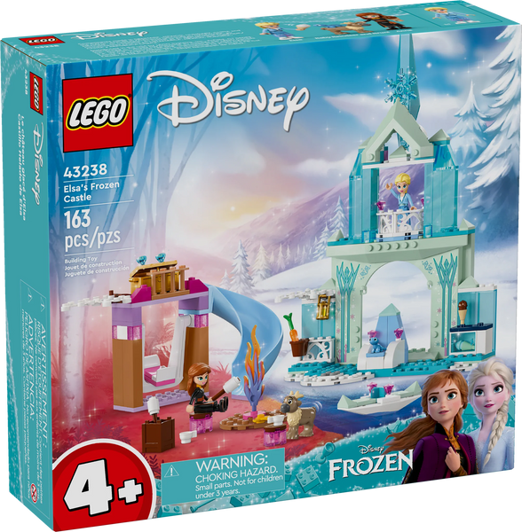 LEGO Disney Frozen Elsa’s Frozen Princess Castle Toy Set for Kids - 43238