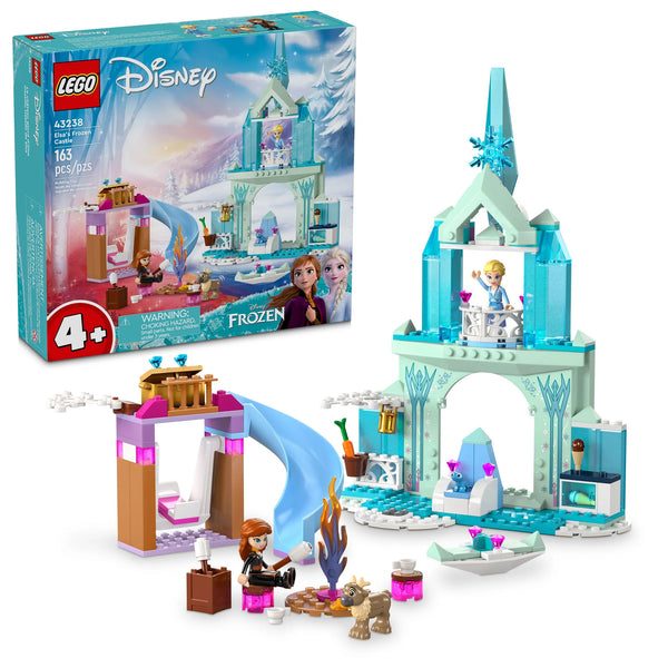 LEGO Disney Frozen Elsa’s Frozen Princess Castle Toy Set for Kids - 43238