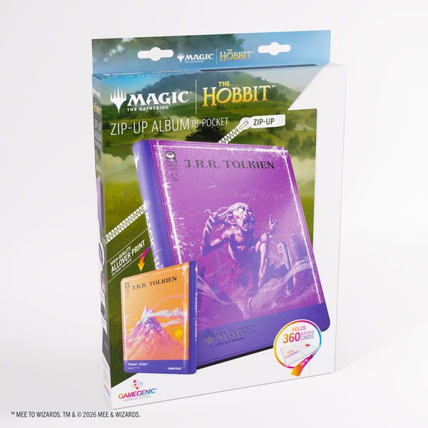 Gamegenic Magic the Gathering The Hobbit Gollum Riddle Master 18 Pocket Zip Up Binder