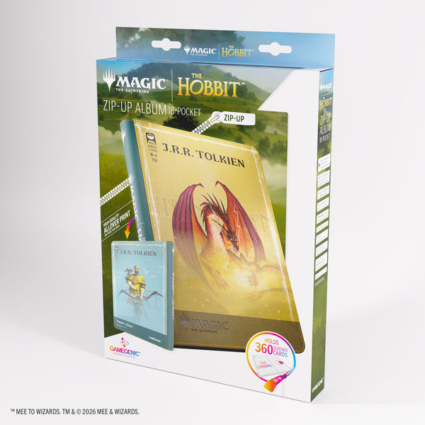Gamegenic Magic the Gathering The Hobbit Gleaming Spleandor 18 Pocket Zip Up Binder