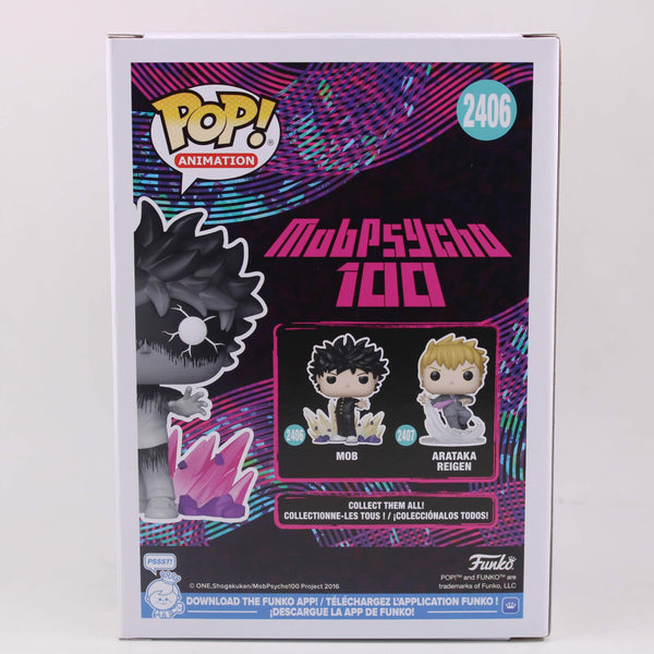 Funko Pop Mob Psycho 100 Mob Glow in the Dark EE Exclusive Vinyl figure #2406