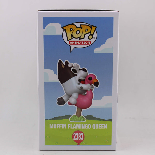 Funko Pop Animation Bluey Muffin Flamingo Queen Entertainment Earth Exclusive Vinyl Figure #2383