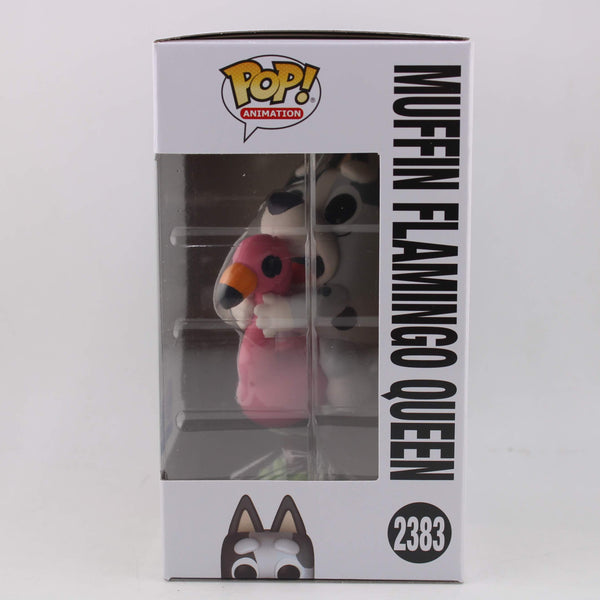 Funko Pop Animation Bluey Muffin Flamingo Queen Entertainment Earth Exclusive Vinyl Figure #2383