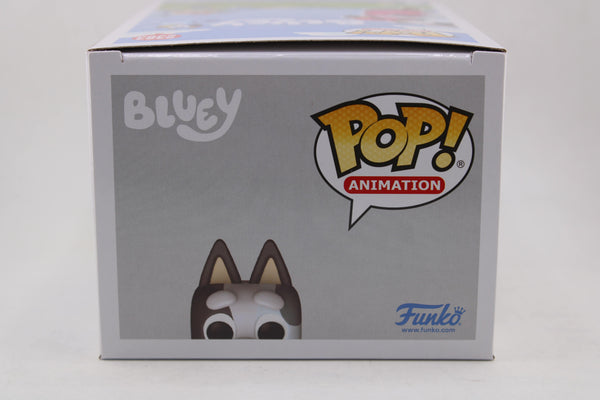 Funko Pop Animation Bluey Muffin Flamingo Queen Entertainment Earth Exclusive Vinyl Figure #2383