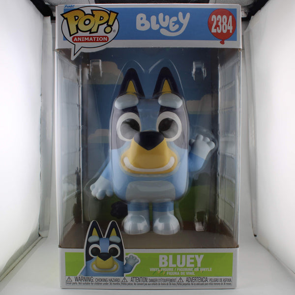 Funko Pop Animation Bluey Waving Jumbo 10 Inch Vinyl Figure #2384