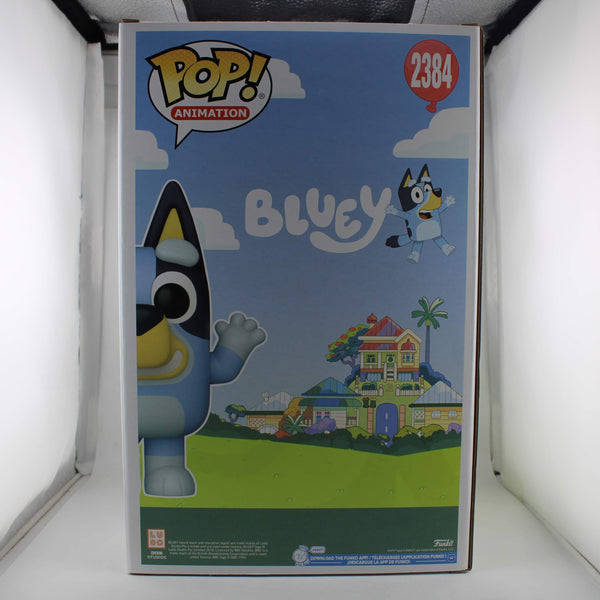 Funko Pop Animation Bluey Waving Jumbo 10 Inch Vinyl Figure #2384