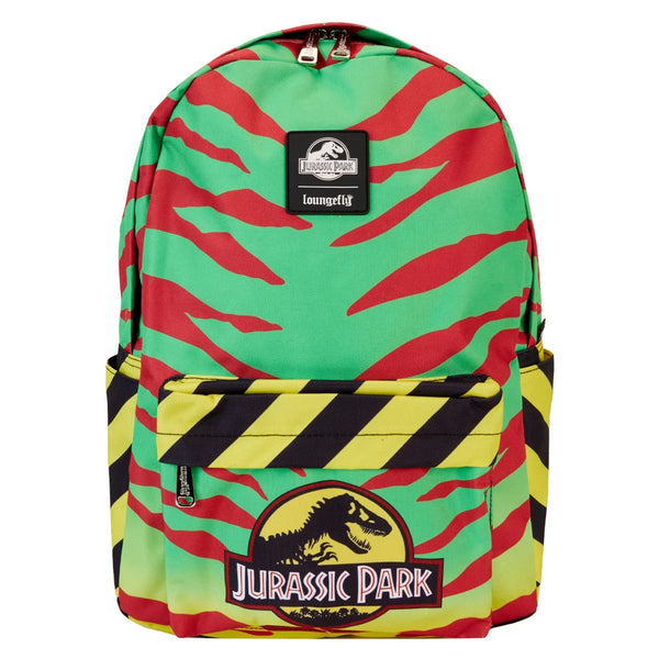 LoungeFly Jurassic Park Explorer Dino Skin Full-Size Nylon Backpack