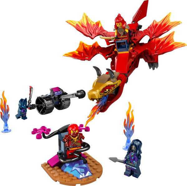 LEGO NINJAGO Kai’s Source Dragon Battle Adventure Playset with Buildable Model and 4 Posable Ninja Action Figures - 71815