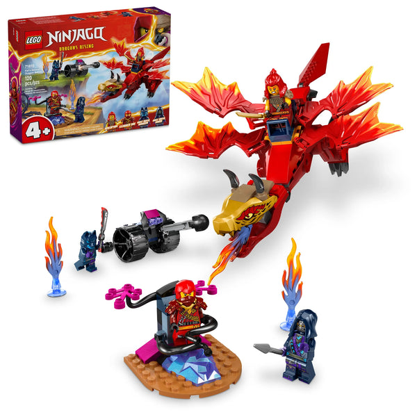 LEGO NINJAGO Kai’s Source Dragon Battle Adventure Playset with Buildable Model and 4 Posable Ninja Action Figures - 71815