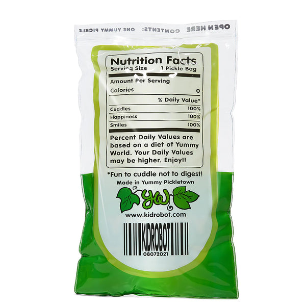 Kidrobot NECA Yummy World Pickle 10 inch Plush