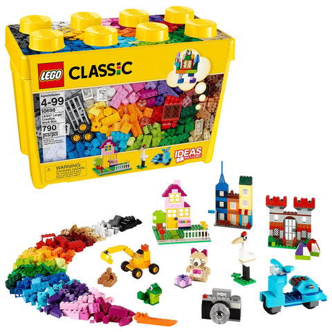 LEGO Classic Large Creative Brick Box Building Toy Set - 10698