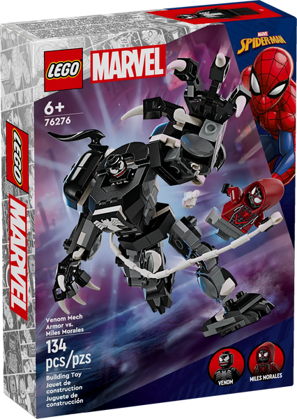 LEGO Marvel Venom Mech Armor vs. Miles Morales - 76276