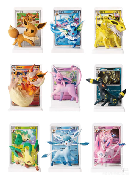 Pokémon Simplified Chinese Dream‑Painting Spotlight Vol.3 Eeveelutions Figure Blind Box