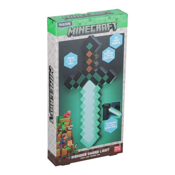 Paladone Official Licensed Minecraft Diamond Sword Light