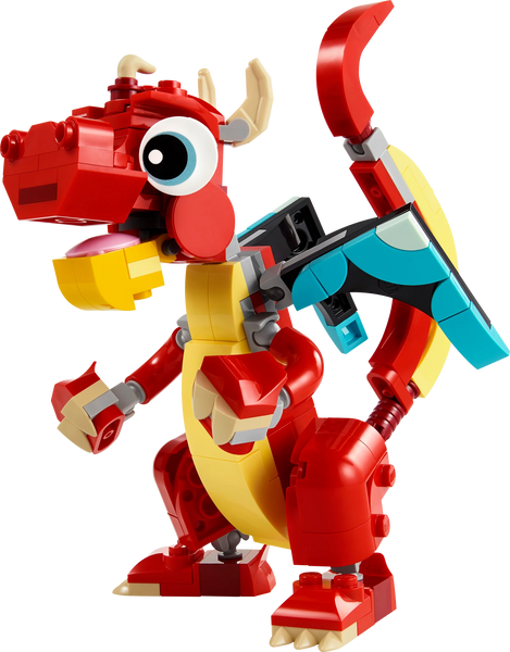 LEGO Creator 3 in 1 Red Dragon Toy - 31145