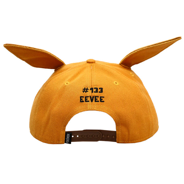 Bioworld Pokemon Eevee 3D Cosplay Pre-Curved Snapback Hat