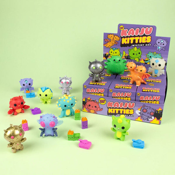 100% Soft Kaiju Kitties Mystery Box Series Vinyl Figures