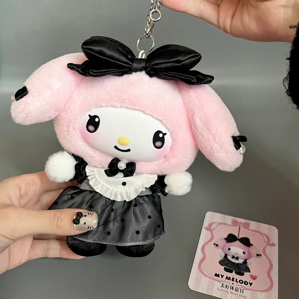 Hello Kitty SANRIO "Sisters' Outfit" Series Blind Box Vinyl Plush - Kuromi and My Melody