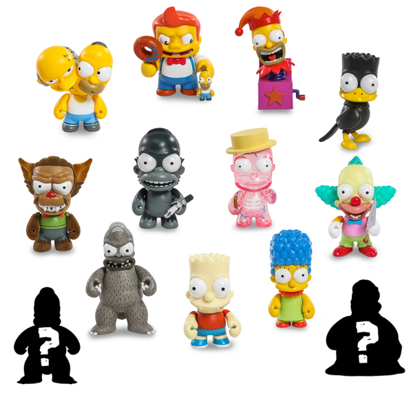 NECA Kidrobot The Simpsons Treehouse of Horror Vinyl Mini Figure Series 2 Blind Box